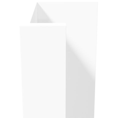 WholePanel 10mm White Wall Panel U Trim