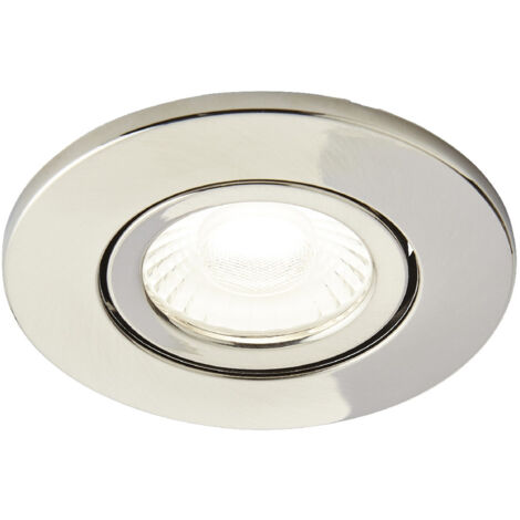 Forum Spa Como Satin Nickel 31mm Fire-rated IP65 5w LED Tiltable ...