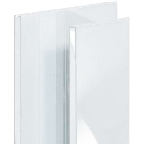 WholePanel 10mm White Aluminium Wall Panel H Joint Trim