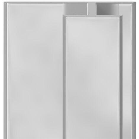 WholePanel 5mm Silver Aluminium Wall and Ceiling Panel H Joint Trim