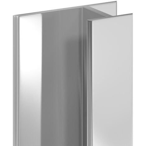 WholePanel 5mm Silver Aluminium Wall and Ceiling Panel H Joint Trim