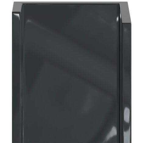 WholePanel 10mm Black Wall Panel U Trim