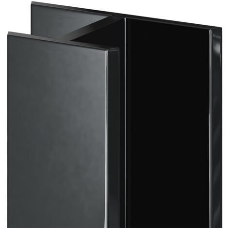 WholePanel 10mm Black Wall Panel H Joint Trim