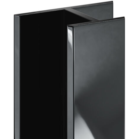 WholePanel 10mm Black Wall Panel H Joint Trim