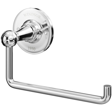 Windsor 1930 Traditional Polished Chrome Wall Mounted Toilet Roll Holder