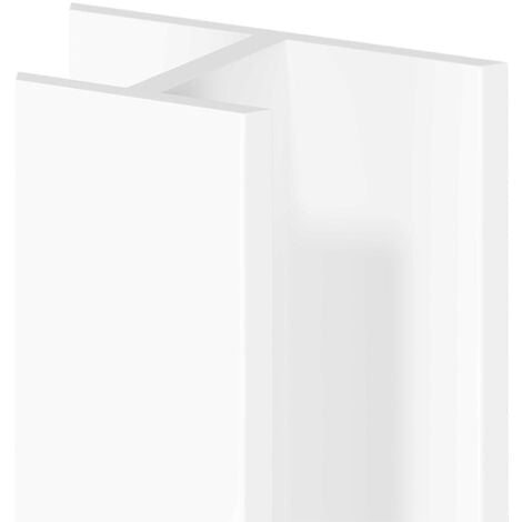 WholePanel 10mm White Wall Panel H Joint Trim