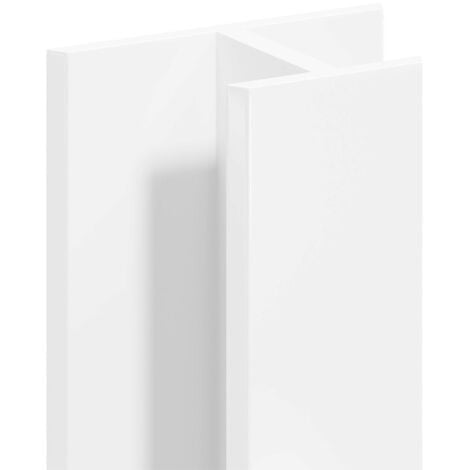 WholePanel 10mm White Wall Panel H Joint Trim