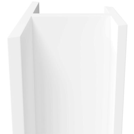 WholePanel 10mm White Wall Panel H Joint Trim