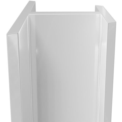 WholePanel 10mm Silver Aluminium Wall Panel H Joint Trim