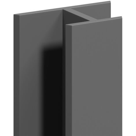 WholePanel 10mm Grey Wall Panel H Joint Trim
