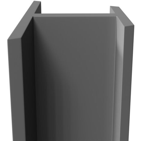 WholePanel 10mm Grey Wall Panel H Joint Trim