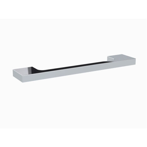 Nuie Chrome 150mm Slimline D Shaped Furniture Handle with 128mm Hole Centres - H182 (1/2)