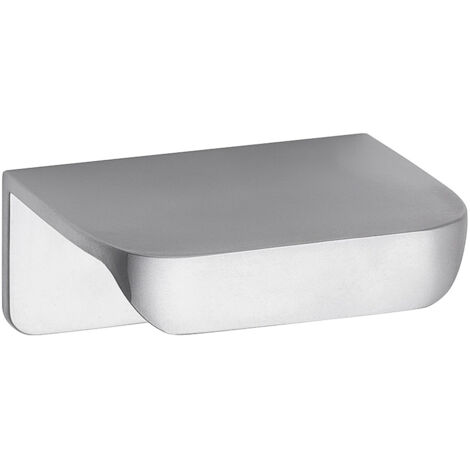 Nuie Satin Chrome 50mm Small Rear Fixed Furniture Handle with 30mm Hole Centres - H186 (1/3)