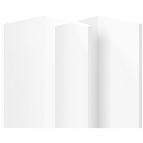 WholePanel 10mm White Wall Panel Internal Corner Trim