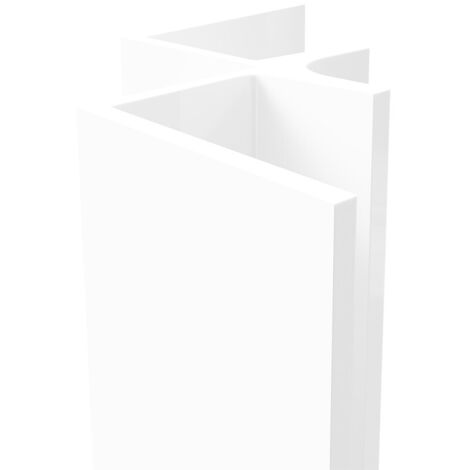 WholePanel 10mm White Wall Panel Internal Corner Trim