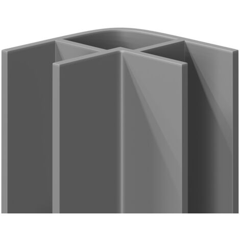 WholePanel 5mm Grey Wall and Ceiling Panel External Corner Trim