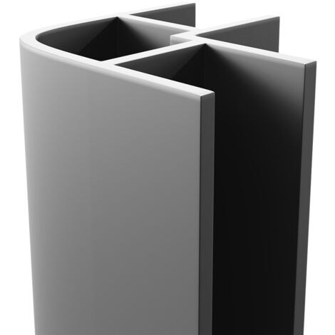 WholePanel 5mm Grey Wall and Ceiling Panel External Corner Trim