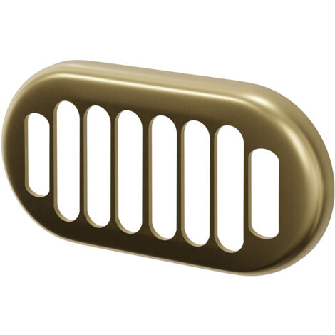 Colore Brushed Brass Overflow Insert for Grosvenor Basins