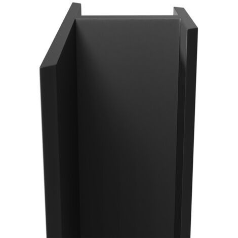 WholePanel 5mm Matt Black Anodised Aluminium Wall and Ceiling Panel H Joint Trim