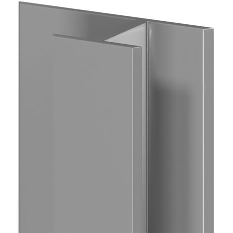 WholePanel 5mm Grey Wall and Ceiling Panel H Joint Trim