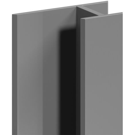 WholePanel 5mm Grey Wall and Ceiling Panel H Joint Trim