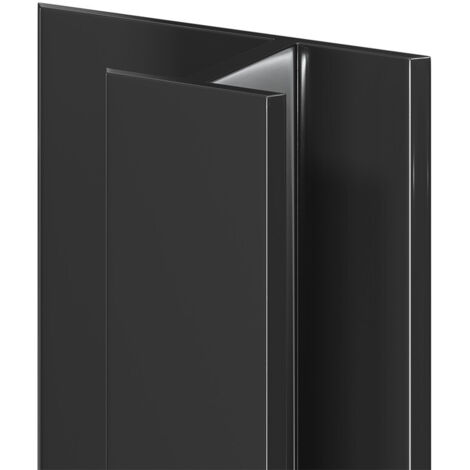 WholePanel 5mm Black Wall and Ceiling Panel H Joint Trim