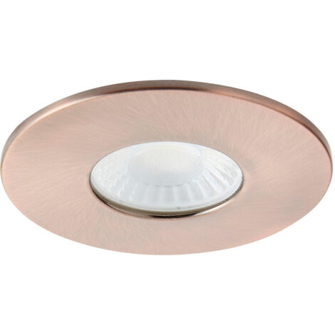 Forum Spa Como Antique Copper 68mm Fire-rated IP65 8w LED Fixed Bathroom Downlight - SPA-38572-ACOP (1/5)