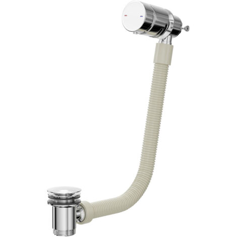 Wholesale Domestic Polished Chrome Bath Mixer Filler and Waste Combination (1/5)