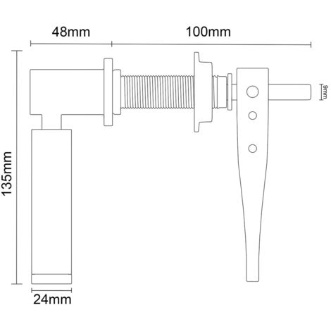Wholesale Domestic White Ceramic Modern Cistern Flush Lever