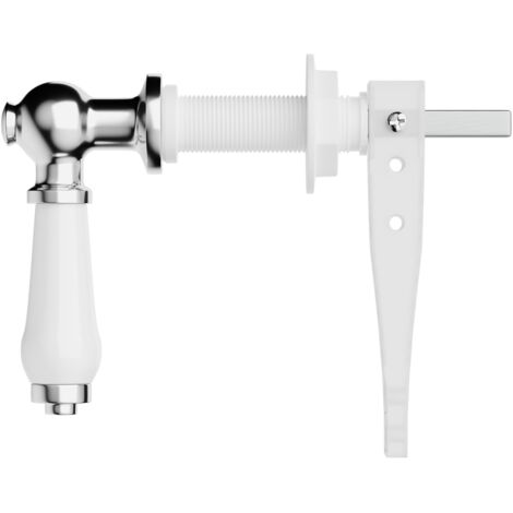 Wholesale Domestic White Ceramic Traditional Cistern Flush Lever