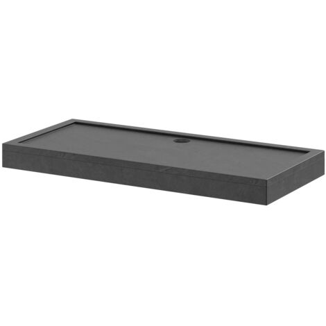 Wholesale Domestic Pearlstone Slate 1700mm x 760mm x 40mm Rectangular Shower Tray and Plinth (1/4)