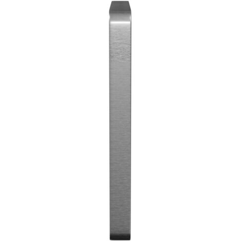 Colore Square Gunmetal Grey Modern Dual Flush Push Button