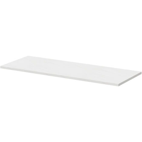 White Levanto marble laminate worktop 1200mm x 460mm x 20mm – Durable MFC construction – Matt finish resistant to fingerprints – Wholesale Domestic (1/5)