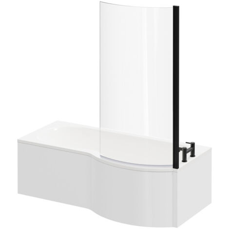 Wholesale Domestic Plage 1700mm Right Hand P Shaped Shower Bath with ...