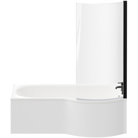 Wholesale Domestic Plage 1700mm Right Hand P Shaped Shower Bath with ...