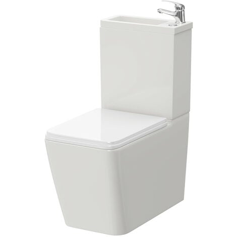 Wholesale Domestic Signature 2 in 1 Combination Square Rimless Toilet