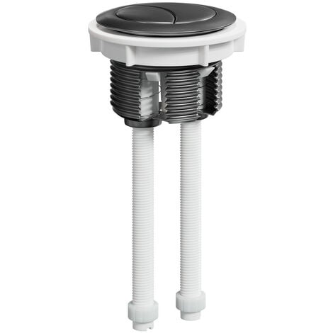 Colore Round Gunmetal Grey 48mm Dual Flush Push Button