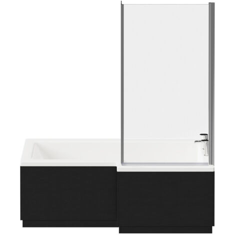 Wholesale Domestic Loire 1700mm Right Hand L Shaped Shower Bath with ...