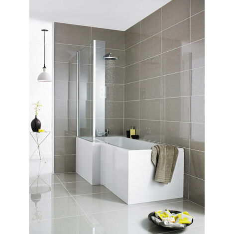 Nuie 700mm Square End Bath Panel - WBS301 (1/2)