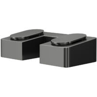 Colore 8mm Gunmetal Grey Support Retainer Foot