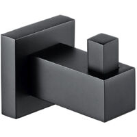 RAK Cubis Black Robe Hook - RAKCUB9909B
