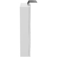 Napoli Gloss White 460mm Wall Mounted LED Mirrored Cabinet - White