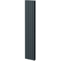 Hudson Anthracite 1800mm x 376mm Double Panel Radiator