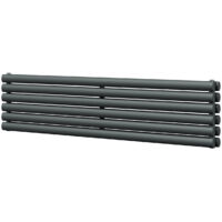 Boone Anthracite 360mm x 1600mm Horizontal Double Panel Radiator