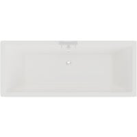 Square 1700mm x 700mm Straight Double Ended Bath