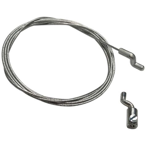 cyclingcolors Cavo di acceleratore con morsetto testa Z decespugliatore tosaerba tagliaerba testa filo acciaio trazione trattore