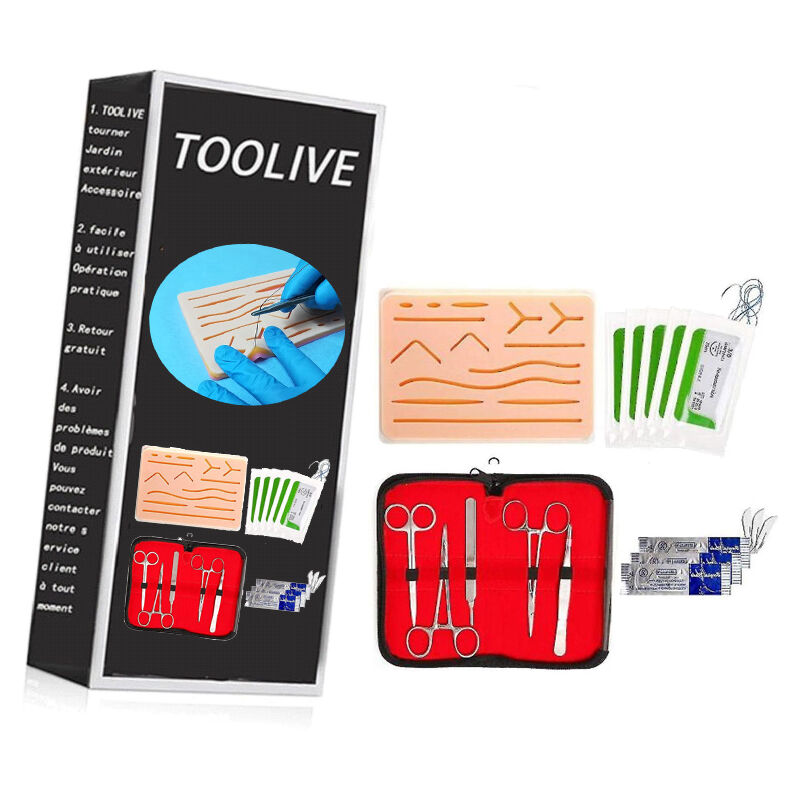 Kits de pratique pour la suture des coussinets cutanés pour