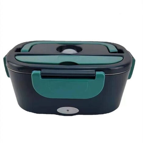 Lunch Box Chauffante Electrique Gamelle Chauffante 1.5 L Boîte Chauffante  Repas en Acier Inoxydable 3 en