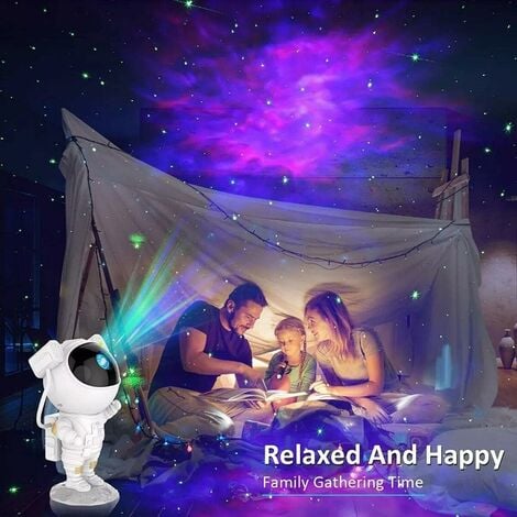 Projecteur de galaxie d'astronaute, lumière de nuit étoile pour les  enfants, projecteur de lumière LED de nébuleuse avec télécommande de  minuterie, 360 lampe étoilée réglable Sky Light