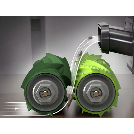 iRobot Accessoire Officiel - Kit d'entretien pour Roomba de série e et i - 3  brosses latérales 